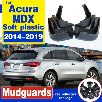 4 VNT Automobilių Mudflaps už Acura MDX YD3~2019 Sparnas Purvo Atvartais Guard Splash Atvartu Purvasargių Priedai 2016 2017 2018