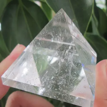 40*40mm Maža Kaina, Natūralių Aišku, Kvarco Kristalo Piramidės Rankų Gydymo Didmeninė Reiki