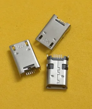 50pcs Įkrovimo lizdas Micro USB Lizdas naujų prekių, skirtų Asus Memo Pad FHD 10 K001 K013 ME371 ME301T ME302C Įkrovimo Lizdas