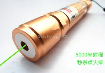 AAA Didelės galios Karinė žalia lazerinis žymeklis 200000m 200w 532nm lazer Žibintuvėlis Šviesos Deginimas rungtynės dega cigaretės+5 kepurės