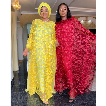 Afrikos suknelės moterims dashiki 2021 naujas vetement femme skraiste africaine drabužių heidi bazin riche ankara gėlių suknelė plius dydis