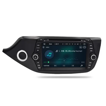 Android 10.0 Automobilio DVD Grotuvas GPS Glonass Navigacijos, Multimedijos už Kia Ceed 2013 Auto RDS Radijo Garso ir Vaizdo Stereo