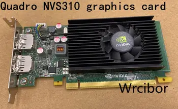 Aukštos kokybės NVIDIA NVS310 512M DDR3 grafika kortelės dvejopo ekrano DP HD sąsaja