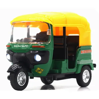 Aukštos Modeliavimas Indijos Triratis Automobilių Žaislas Indija Traukti Atgal, Šviesos, Garso Motociklo Žaislai Automobilių Vaikams Dovanos Vaikams