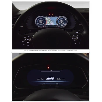 Automobilių Prietaisų skydelis Spidometras Gabaritų Prietaisų Skydelio LCD Monitorius Km Volkswagen VW Tiguan. 2016 m. 2017 m. 2018 m. 2019 m. 2020 m.