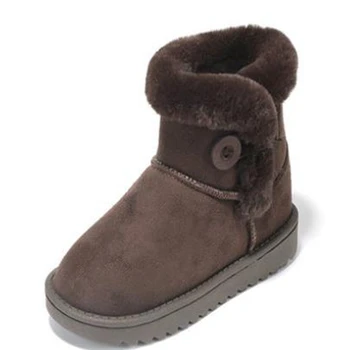 Baby girl medvilnės batai 2020 m. žiemos nauja vaikų sniego batai Pliušinis sutirštės medvilnės batai pradinių mokyklų studentams