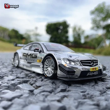 Bburago 1:32 Mercedes-Benz AMG Ralio No. 5 Sidabro WRC ralio automobilio modelis, Modeliavimas Lydinio Automobilio Modelį Rinkti dovanas žaislas