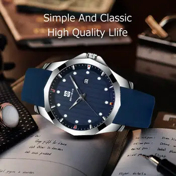 BEN NEVIS Vyras Laikrodžiai 2020 Šiuolaikinės Mėlyna Silikono Juosta Vyrų Laikrodis Laikrodis atsparus Vandeniui Laikrodžiai Plonas Top Brand Reloj Hombre
