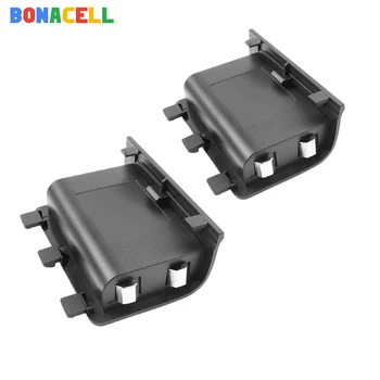 Bonacell 2 Baterijos + USB Kabelis, Skirtas XBOX VIENAS duomenų Valdytojas Įkroviklio Rinkinys Wireless Gamepad Joypad Įkrovimo Atsarginė Baterija