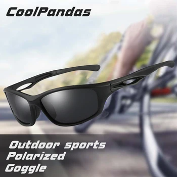 CoolPandas Dizainas Lauko Sporto HD Akiniai Akiniai nuo saulės Vyrų Vairavimo Aikštėje Taurės Vyrų Anti-Glare Veidrodis UV400 gafas de sol hombre