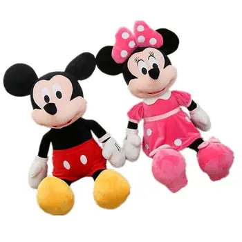 DISNEY 30 cm, 40 cm, Minnie Mouse merginos pliušiniai žaislai mielas berniukas lėlės Vaikams Gimtadienio Dovana