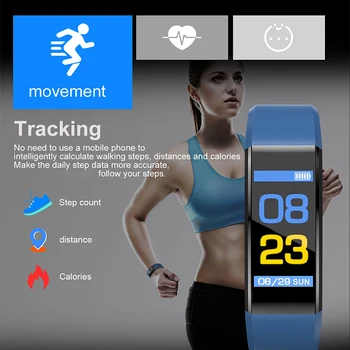 Fitness Tracker 115Plus Sporto Smart Watch 