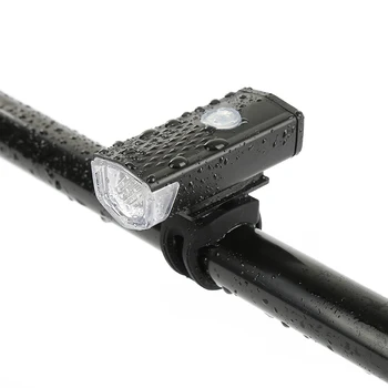 Galingas 800mAh Dviračių Šviesos Žibintuvėlis 300 Liumenų Led Žibintų USB priekinis žibintas atsparus Vandeniui Laikiklis Ciklo Fornt Lempos