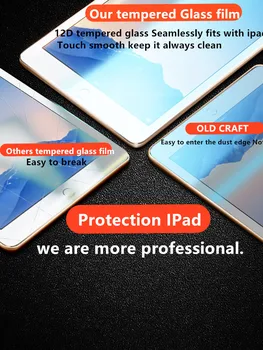 Grūdintas Stiklas iPad 2017 2018 9.7 10.2 Oro 1 2 3 Screen Protector, Skirta 