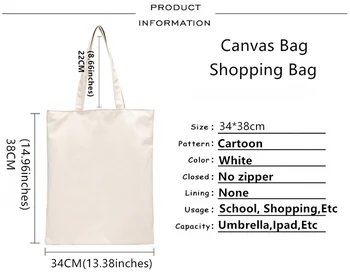 Haikyuu džiuto pirkinių krepšys krepšys bolsas de tela drobės bolso rankinėje bolsa maišelis audinio bolsas ecologicas reciclaje maišeliu tissu