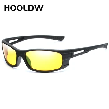 HOOLDW 2020 Naujas Poliarizuoti Akiniai nuo saulės Prekės ženklo Dizainas, Vintage Akiniai Lauko Sporto Žvejybos Vairavimo Saulės akiniai UV400 Akiniai Akiniai