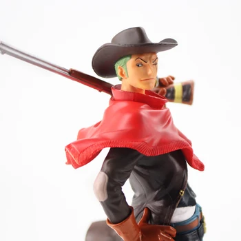 Japonija, Anime One Piece Kaubojaus Stiliaus Luffy Nami Roronoa Zoro Kaubojus Duomenys Žaislų, LOBIŲ KRUIZINIŲ 06 PVC Statula Kolekcijos Modeliai