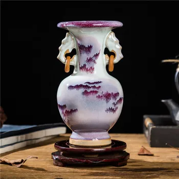 Jingdezhen keramikos amatai vestuvių dovanos TV spintelė papuošalų kūrybos papuošalus Keramikos vaza gėlių