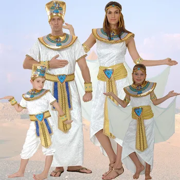 Karnavalas Egzotinių Egipto Faraono Kostiumai Helovinas Moterų Suaugusių Vyrų Naujųjų Metų Princesė Cosplay Maskuotis Šalis