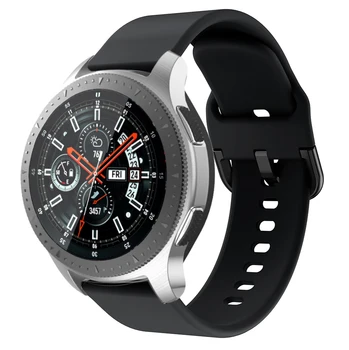Keičiamų žiūrėti dirželis Samsung Galaxy Žiūrėti 3 45mm 41mm Sporto Silikono juostos Galaxy watch3 Aktyvios 2 Apyrankę Watchband