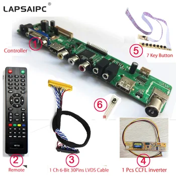 Lapsaipc V56 Universalus LED TV Valdiklio Tvarkyklę Valdybos Paramos 1920*1080 7inch-55inch LVDS skyde vietoj V29 kontrolės valdyba