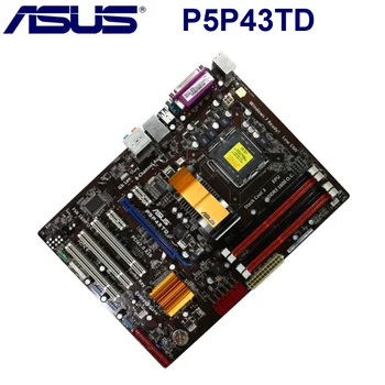 LGA 775 Asus P5P43TD Plokštė DDR3 Intel P43 Core 2 16GB LGA 775 Originalus Stalinis Naudojami Asus P5P43TD Mainboard USB2.0 ATX