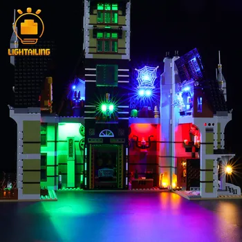 LIGHTAILING LED Šviesos Rinkinys 10273 Kūrėjas Haunted House, Žaislai, Statyba Blokai Apšvietimas Nustatyti Tik