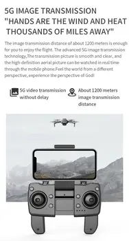 M9968 rc Drone 5G WIFI GPS 6k HD Mini Kamera Profesional 1200 metrų Atstumu FPV Tranai Dron brushless variklio VS EX5 SG108 E520S