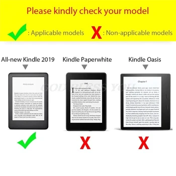 Magnetiniai Magnetinės Smart Apsaugine danga PU Odos Atveju Naujas Amazon Kindle 