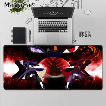 MaiYaCa Aukščiausios Kokybės Obito Uchiha Žaidimų Žaidėjas stalas laptop Guma Pelės Kilimėlis Nemokamas Pristatymas Didelis, Mouse Pad Klaviatūros Kilimėlis