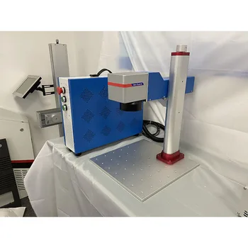Metalo Pluošto Lazerinio Ženklinimo Mašinos Pluošto lazerinio ženklinimo spausdintuvas Laser Cutting machine nešiojamų 20w 30w 50w raycus šaltinis