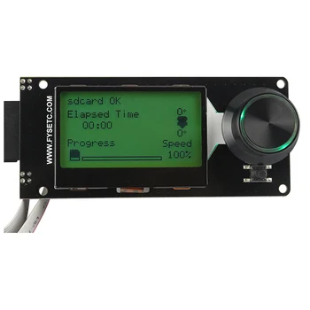 MKS MINI12864 Ekranu, mini 12864 Smart Ekranas Baltas, juodas RGB Palaiko Marlin Su SD Kortelės mažųjų 3D Spausdintuvas 