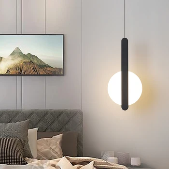 Modernus Lovos šviestuvo Šviesos Kabinti Valgomasis, Virtuvė, Pakabos Lempa LED šviestuvo apšvietimas LED Šviesos Rungtynių Hanglamp