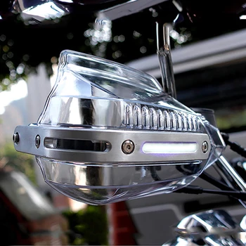 Motociklo Rankų apsaugos LED Handguard Raštas Už priekinio Stiklo SUZUKI Burgman 400 Drz 400 Gsxr 600 K8 Burgman 650 Vstrom Dl650