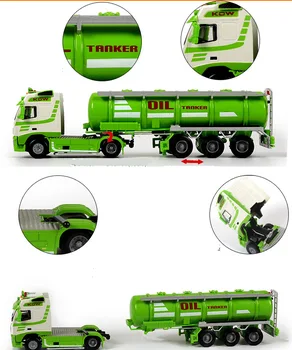 Mėgstamų Modelis Lydinio autocisterna sunkvežimis,Aukštos kokybės 1:50 lydinio tanklaivis automobiliai,Diecast metal sunkvežimių,Vyresnysis dovana,nemokamas pristatymas