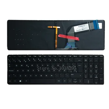 Naujas ispanų nešiojamojo kompiuterio klaviatūra HP Pavilion Beats 15-p000 15-p008au 15-p030nr 15-p390nr 15-p393nr 15-p058na klaviatūra su foniniu Apšvietimu
