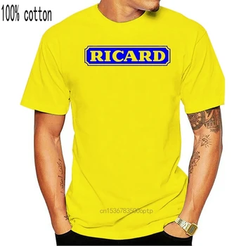 Naują Asmeninį Grafinio T Shirts Ricard Brand T-Shirt 2020 Medvilnės Marškinėlius Vyrų T-Shirt O-Kaklo Atsitiktinis Trumpas Broadcloth Marškinėliai Vyrams