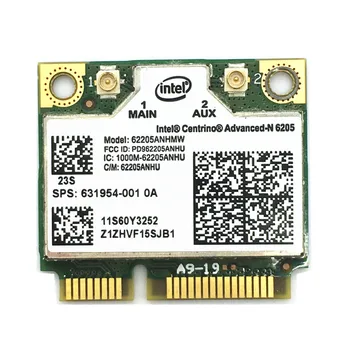 Nemokamas pristatymas Centrino Advanced-N Intel 6205 62205HMW Belaidžio ryšio Wi-fi 