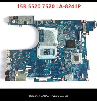 (Nemokamas pristatymas) UŽ DELL Inspiron 15R 5520 7520 Laptopo plokštė QCL00 LA-8241P Originalus mainboard visiškai išbandyta