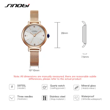 Nerūdijančio Plieno Tinklelio, Laikrodžius Top Brand New Prabangių Japonijos Kvarco Judėjimas Rose Gold Dizaineris Elegantiško Stiliaus Laikrodžiai Moterims