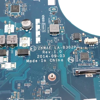 Nokotion ZKWAE LA-B302P, Skirtas TOSHIBA Satellite C50 C 55 C50D C55D C55Dt-B Nešiojamojo kompiuterio motininė Plokštė DDR3L AMD CPU borto