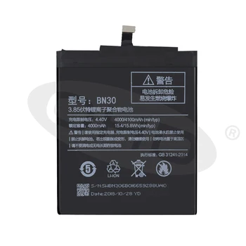Originalus BN30 bn30 Baterija Xiaomi Redmi 4A Redrice Hongmi 4A Ličio Polimero Pakeitimo Bateria