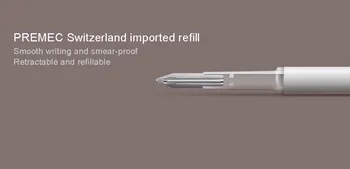 Originalus Xiaomi Mijia Pen 9.5 mm xiaomi Pasirašymo Pen PREMEC Sklandžiai Šveicarija Papildymo MiKuni