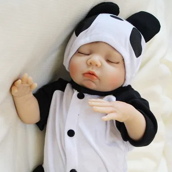 OtardDolls Bebe Reborn Lėles 18 colių berniukas reborn baby Minkšto Vinilinio Silikono Naujagimių Lėlės bonecas Panda Drabužiai Vaikams Dovanos
