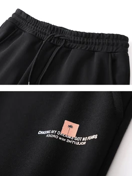 Pioneer Stovykla Nauja Juoda Sweatpants Kelnės Vyrams Streetwear Priežastinis Fahsion Laiškas Išspausdintas Švarkelis Poilsiu Vyrų AZZ901597A