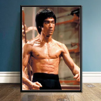 Plakatas Bruce Lee, Plakatų ir grafikos Paveikslai Tapyba Sienos Meno Nuotrauką Kambarį Namų Dekoro