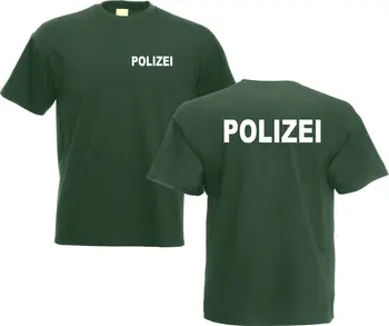 Polizei Marškinėliai Saugumo Sicherheit GSG 9 Įdomus Funshirt vyrų marškinėliai hip-hop draugu dovana