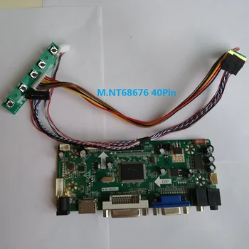 Rinkinys LP125WH2-SLB1 LVDS 40pin VGA DVI Monitoriaus M. N68676 Valdiklio plokštės 1366X768 Skydelis Ekranas HDMI LCD LED 