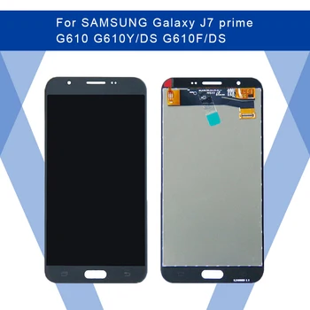 SAMSUNG Galaxy J7 premjero G610 G610Y/DS IPS LCD Ekranas+lietimui skaitmeninis keitiklis Surinkimo SAMSUNG 