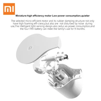 Sandėlyje Originalus Xiaomi Mijia automatinė Indukcijos Putų Rankų Plovimo Plauti Automatinis Muilo 0,25 s Infraraudonųjų spindulių Jutiklį, Pažangaus Namai